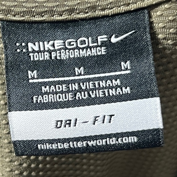 Nike Golf Boots on the Ground Eyes on the Sky Polo Golfer Mens Shirt - Picture 5 of 5